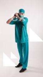 FALCO DOCTOR STANDING POSE WITH KNIFE