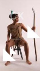 ANISE SITTING POSE WITH SPEAR 2