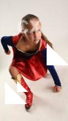 VIKY SUPERGIRL KNEELING POSE