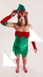 VERONIKA CHRISTMAS ELF STANDING POSE