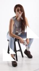 MOLLY SITTING POSE WITH GUN 2