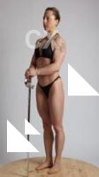 KAROLINA STANDING POSE WITH BIG SWORD
