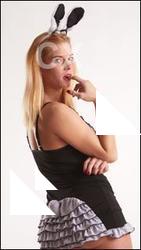 Sexy easter bunny poses Chrissy Fox