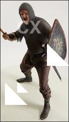 Fighting medieval warrior Sigvid