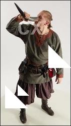 Medieval man standing poses Sigvid