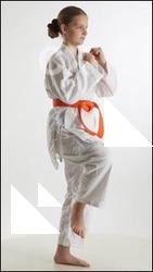 Standing karate girl Selin