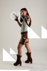 Shrima Action Pose With Guns