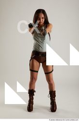 Shrima Standing Pose With Guns