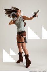 Shrima Action Pose With Guns