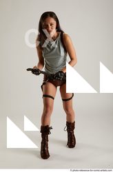 Shrima Standing Pose With Dagger