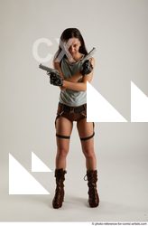Shrima Standing Pose With Two Guns