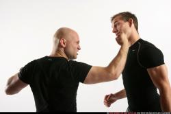 Adult Muscular White Fist fight Fight Sportswear Men