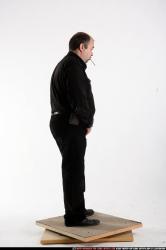 Man Old Chubby White Neutral Standing poses Casual