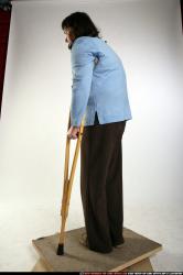 Woman Old Chubby White Daily activities Standing poses Casual