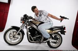 Man Adult Average White Riding a bike Moving poses Casual