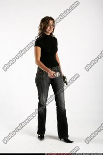 woman-searching-light-revolver