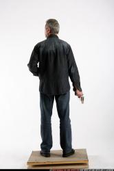 Man Old Average White Martial art Standing poses Casual