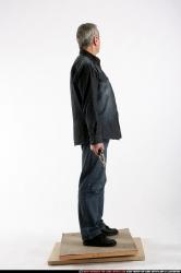 Man Old Average White Martial art Standing poses Casual