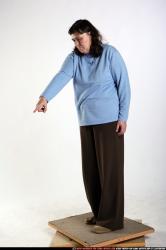 Woman Old Chubby White Daily activities Standing poses Casual