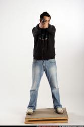 Man Adult Average Black Martial art Standing poses Sportswear