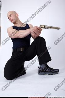 rafael-kneeling-pistol-poses