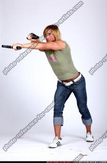 Jannie-woman-dual-pistols-pose