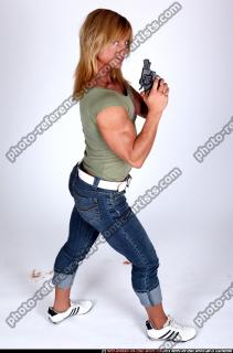 Jannie-woman-revolver-pose