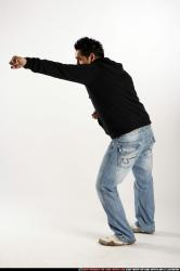 Man Adult Average Black Fist fight Moving poses Sportswear