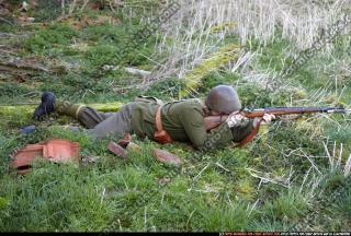 2010 03 WW1 INFANTRY LAYING AIMING RIFLE 00.jpg