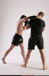 Adult Athletic White Fist fight Standing poses Sportswear Men