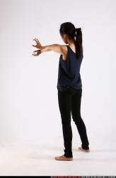 Woman Young Athletic Magic Standing poses Casual Asian