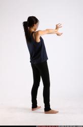 Woman Young Athletic Magic Standing poses Casual Asian