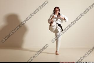 2011 11 MICHELLE SMAX KARATE TRIPLE KICK 08