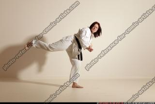 2011 11 MICHELLE SMAX KARATE TRIPLE KICK 119