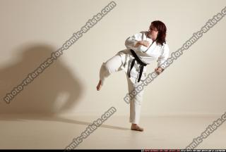 2011 11 MICHELLE SMAX KARATE TRIPLE KICK 14