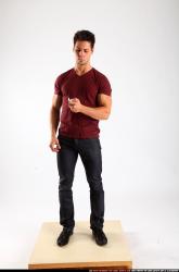 Man Adult Muscular White Daily activities Standing poses Casual