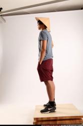 Man Young Athletic Holding Standing poses Casual Asian