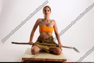 amy-prehistoric-sitting-neutral-pose-spear