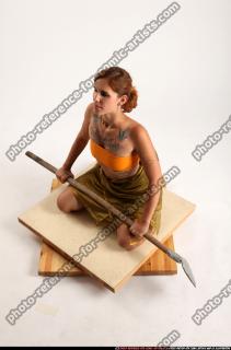 amy-prehistoric-sitting-neutral-pose-spear