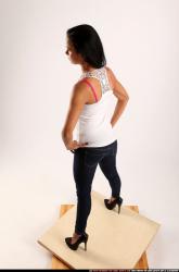 Woman Young Athletic Neutral Standing poses Casual Latino