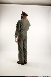 Man Adult Athletic White Neutral Standing poses Army