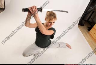 2015 11 RACHEL KNEELING SWORD POSE 12