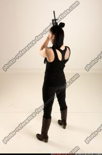 claudia-standing-m4a1-pose