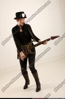 claudia-steampunk-playing-guitar-various-poses