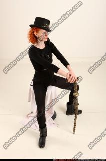 2017 10 VICTORIA STEAMPUNK SITTING CANE POSE 07 A