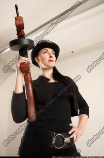 2017 11 CLAUDIA STEAMPUNK TOMMYGUN NEUTRAL POSE 09