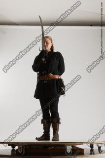 medieval warrior woman with sword vinga 02c