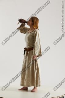 Medieval village woman Vinga