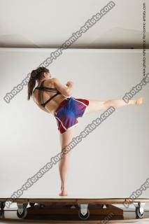 Woman MMA Fighting Poses Ronda