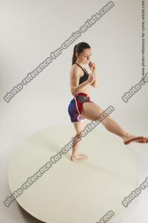 Woman MMA Fighting Poses Ronda